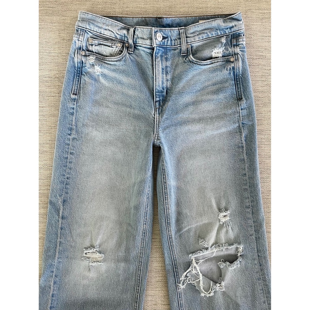 AYR The Secret Sauce Jeans Heirloom Wash 29 Wide Leg Light Blue - Picture 7 of 8
